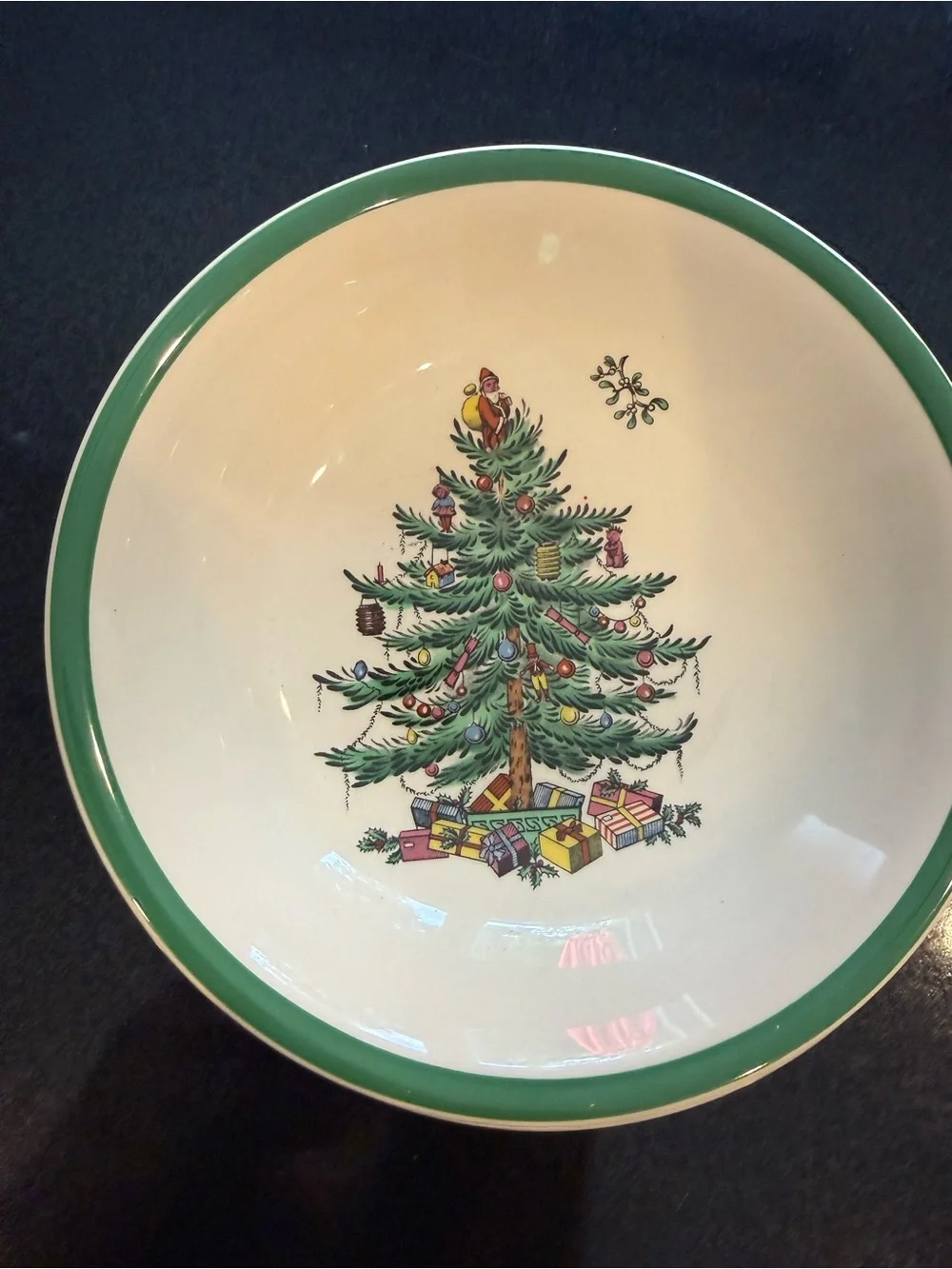 Spode Green Christmas Tree bowls - Home Dining